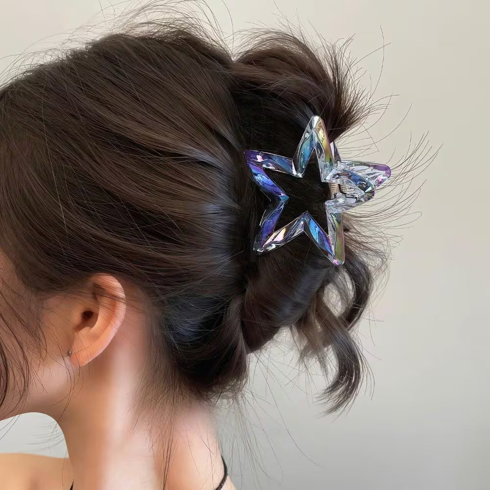 Crystal Star Hair Clip