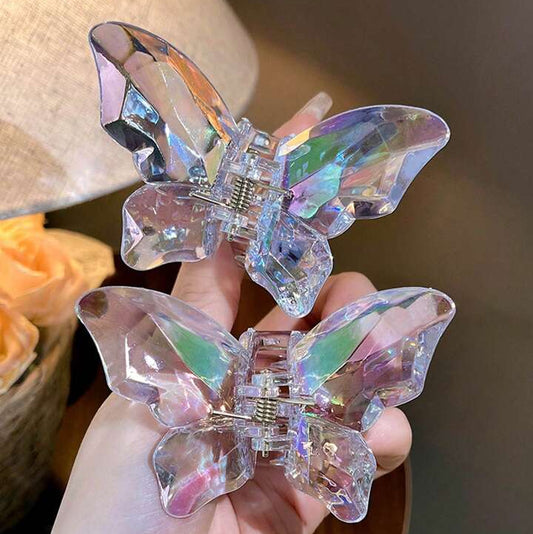 Acrylic Butterfly Claw Clip
