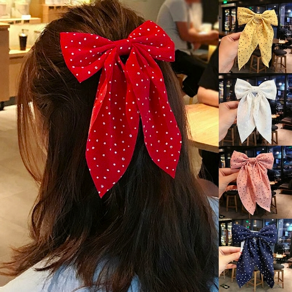 Doted Hair Bow