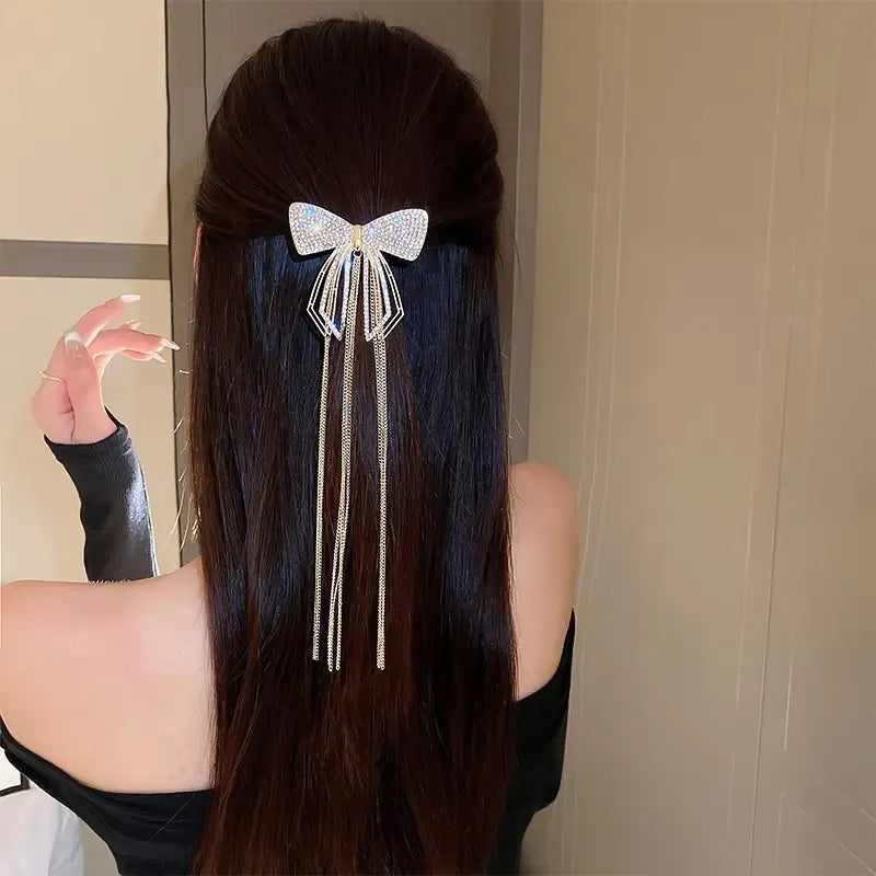 Fancy Korean Bow Clip