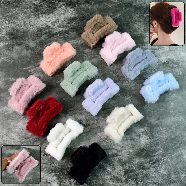 Rectangular Furry Clips