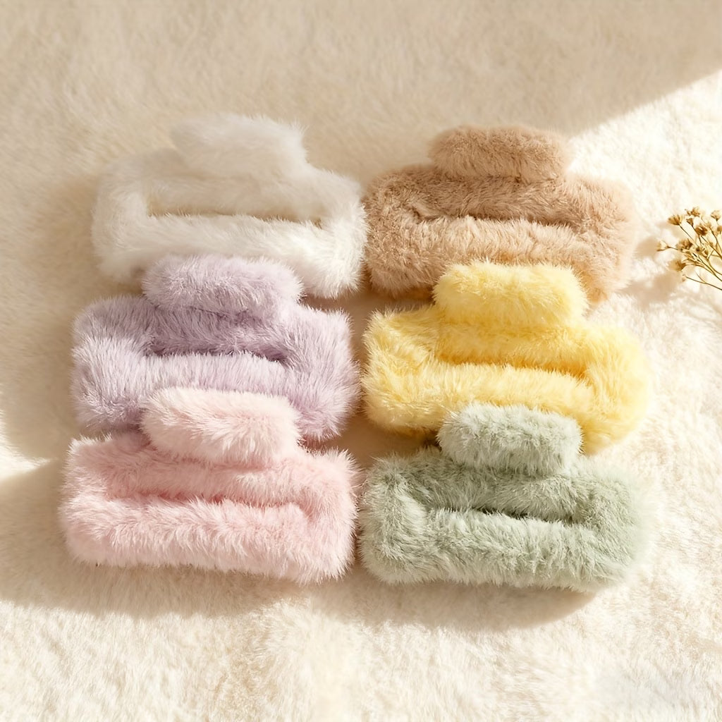Rectangular Furry Clip
