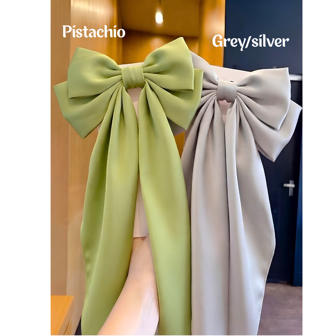 Long Tail Hair Bow (Choose Color)