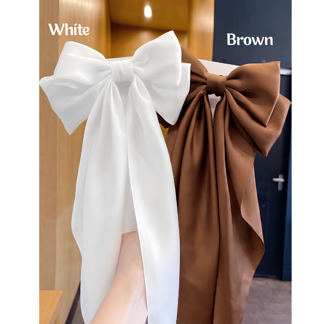 Long Tail Hair Bow (Choose Color)