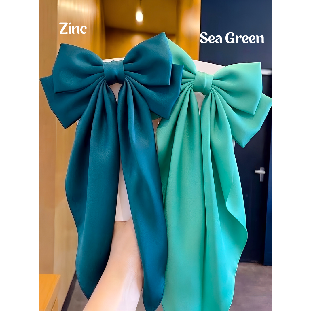 Long Tail Hair Bow (Choose Color)