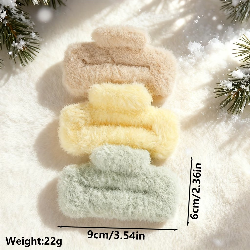 Rectangular Furry Clip
