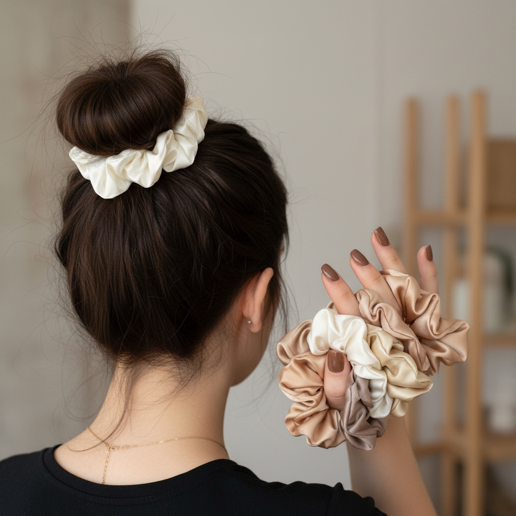 Ivory Scrunchies Bundle