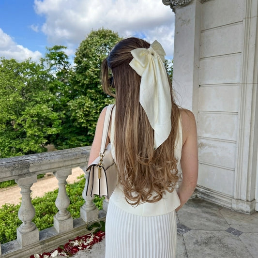 Long Tail Hair Bow (Choose Color)