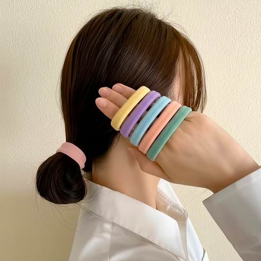 6pcs High Quality Hair Ties
