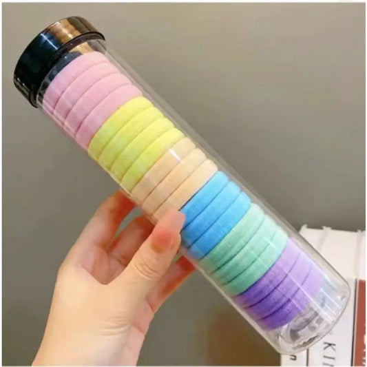 20pcs High Quality  Stretchable Hair Ties Jar