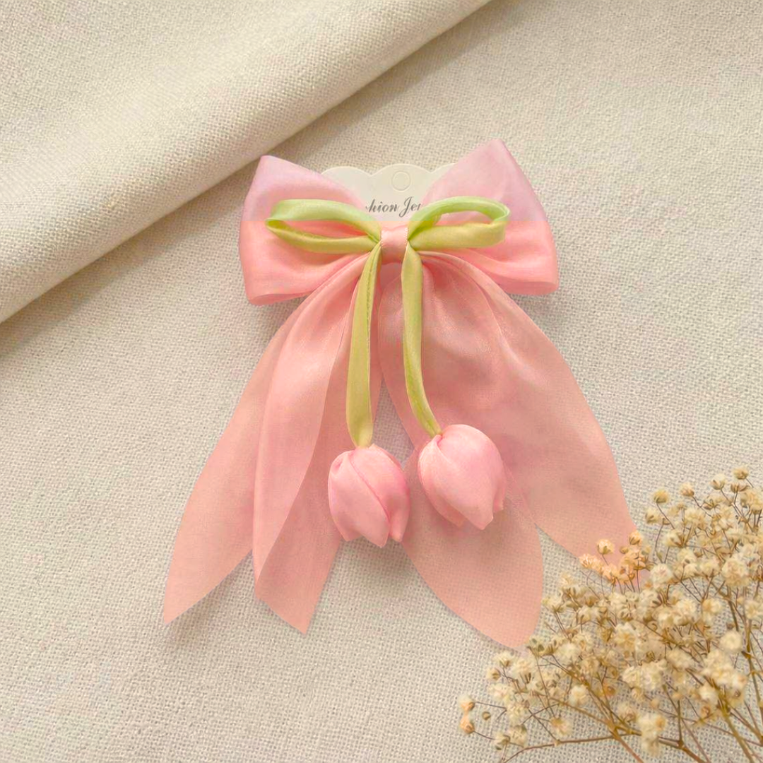 Pretty Tulip Hair Bow