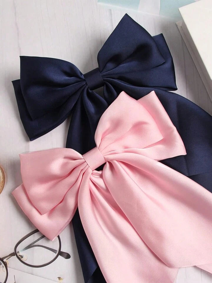 Set of 2 Silk Hair Bows (SELECT OPTION)