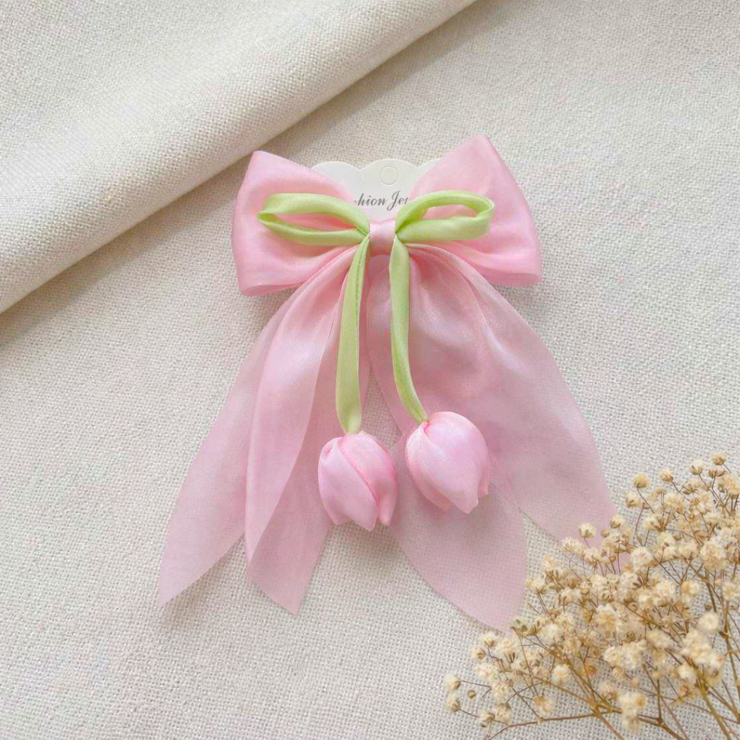 Pretty Tulip Hair Bow