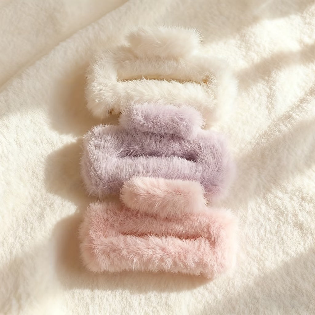 Rectangular Furry Clip