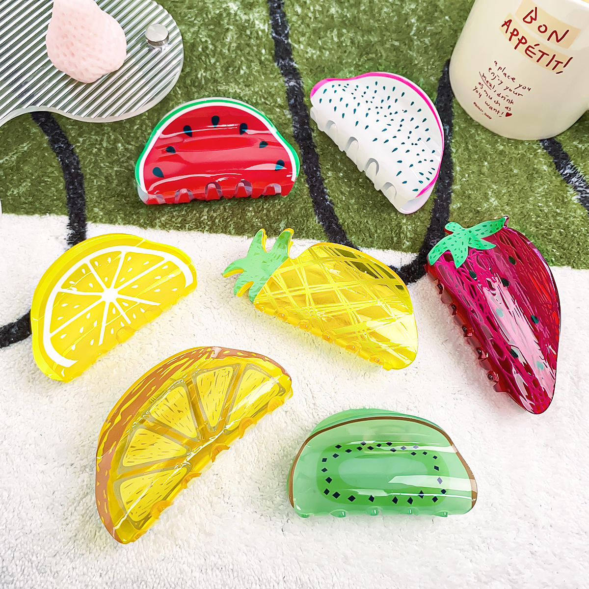 Premium Fruit Claw Clips