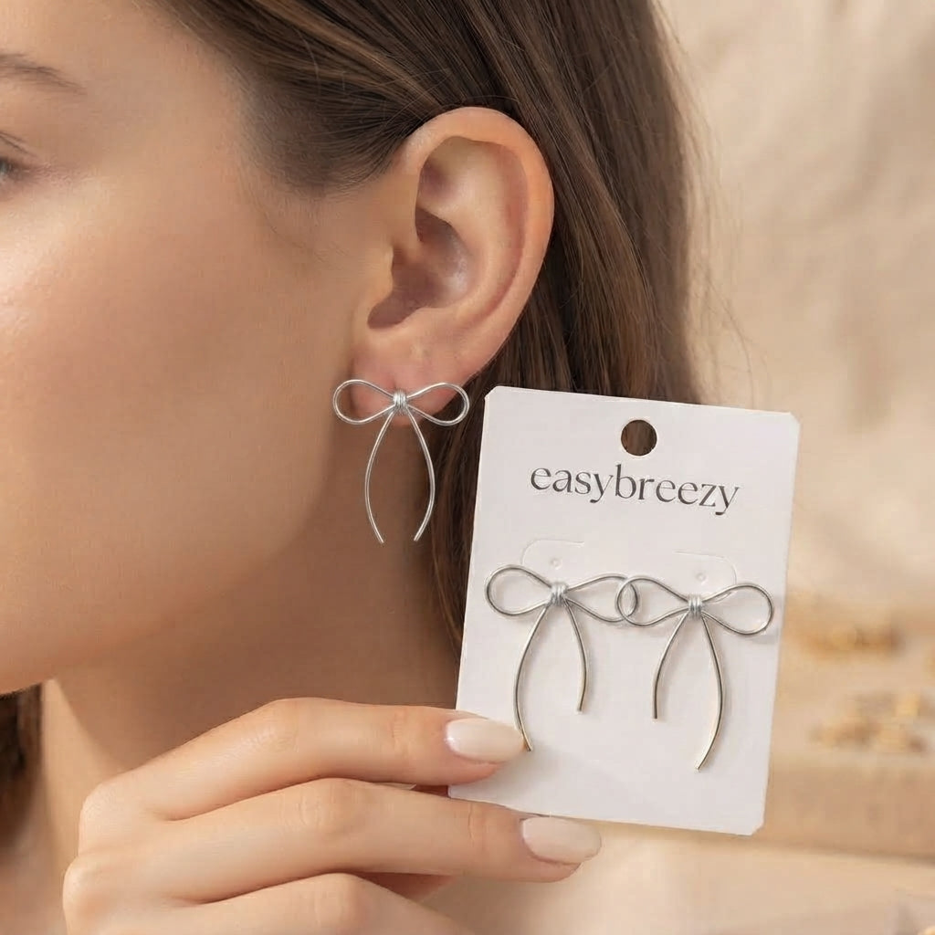 Sleek Bow Earings