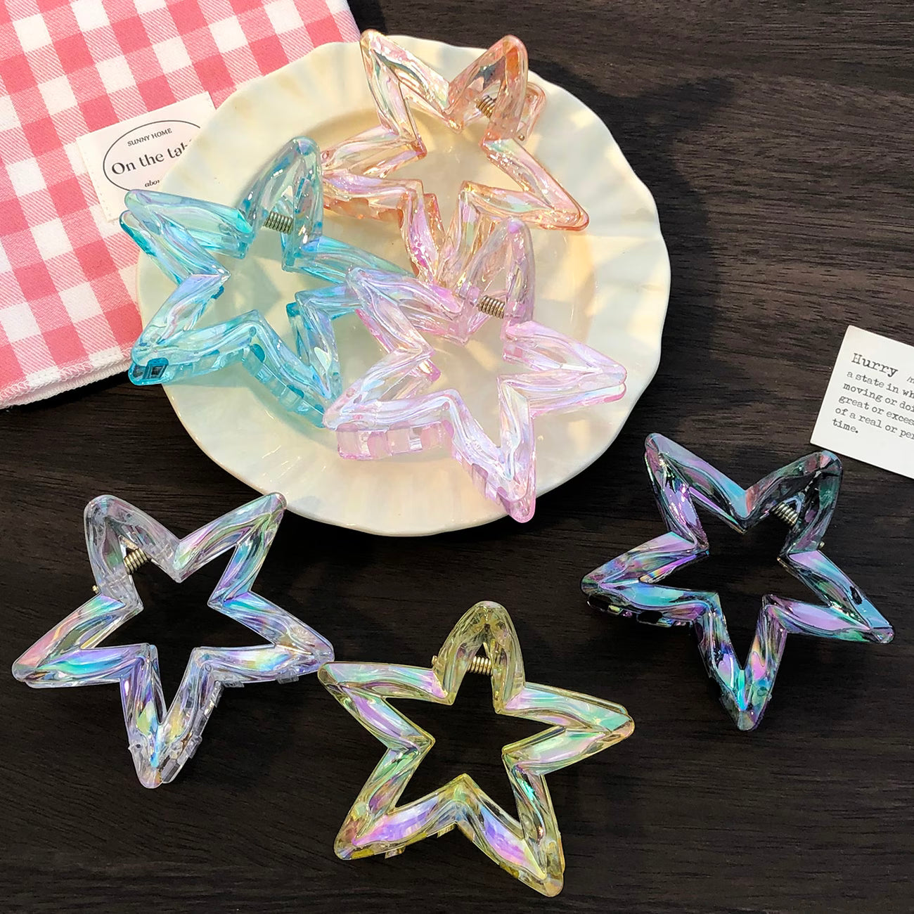 Crystal Star Hair Clip
