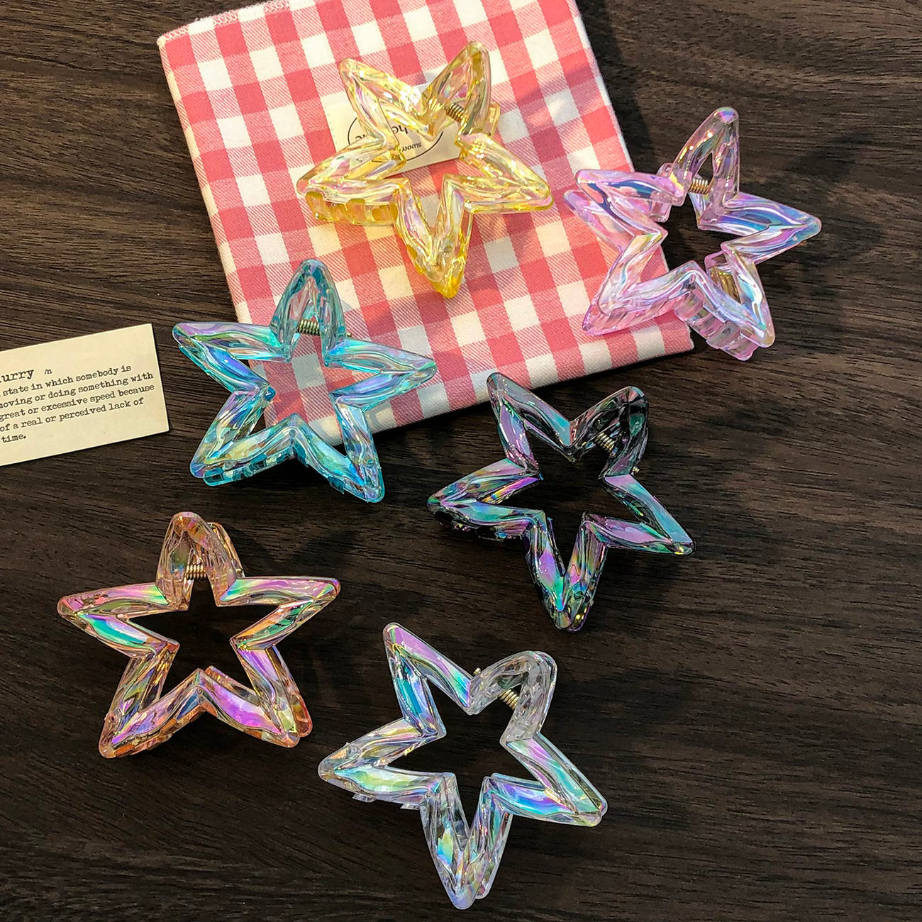 Crystal Star Hair Clip