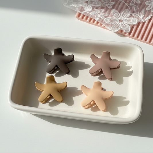 4pcs Starfish Clips