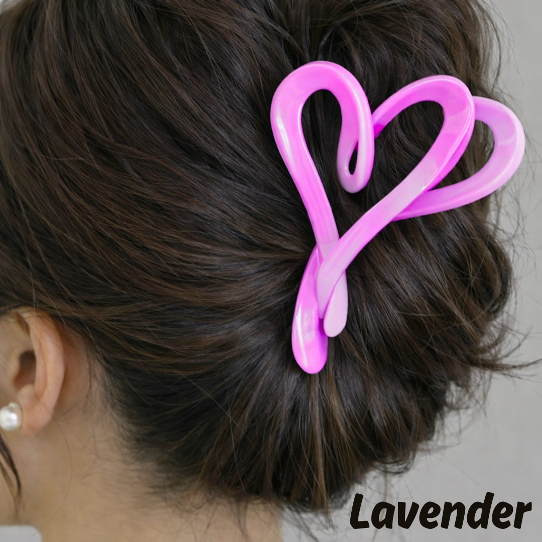Sweet Heart Claw Clip