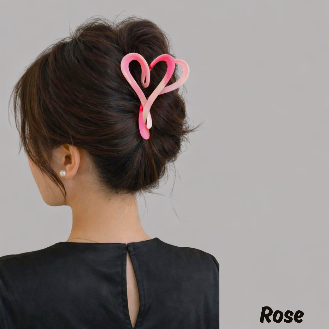 Sweet Heart Claw Clip