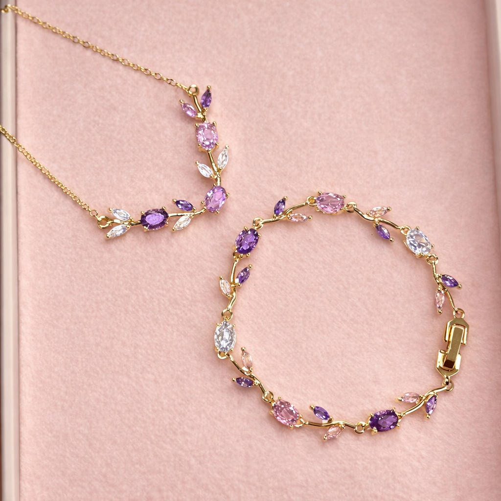 Rapunzel Tulip Bracelet and Necklace