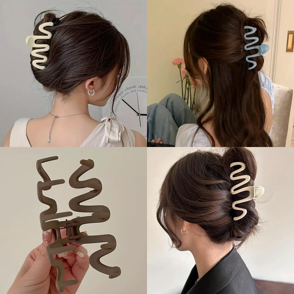 Easy Clips Large Wavy Claw Clip – Easy Breezy